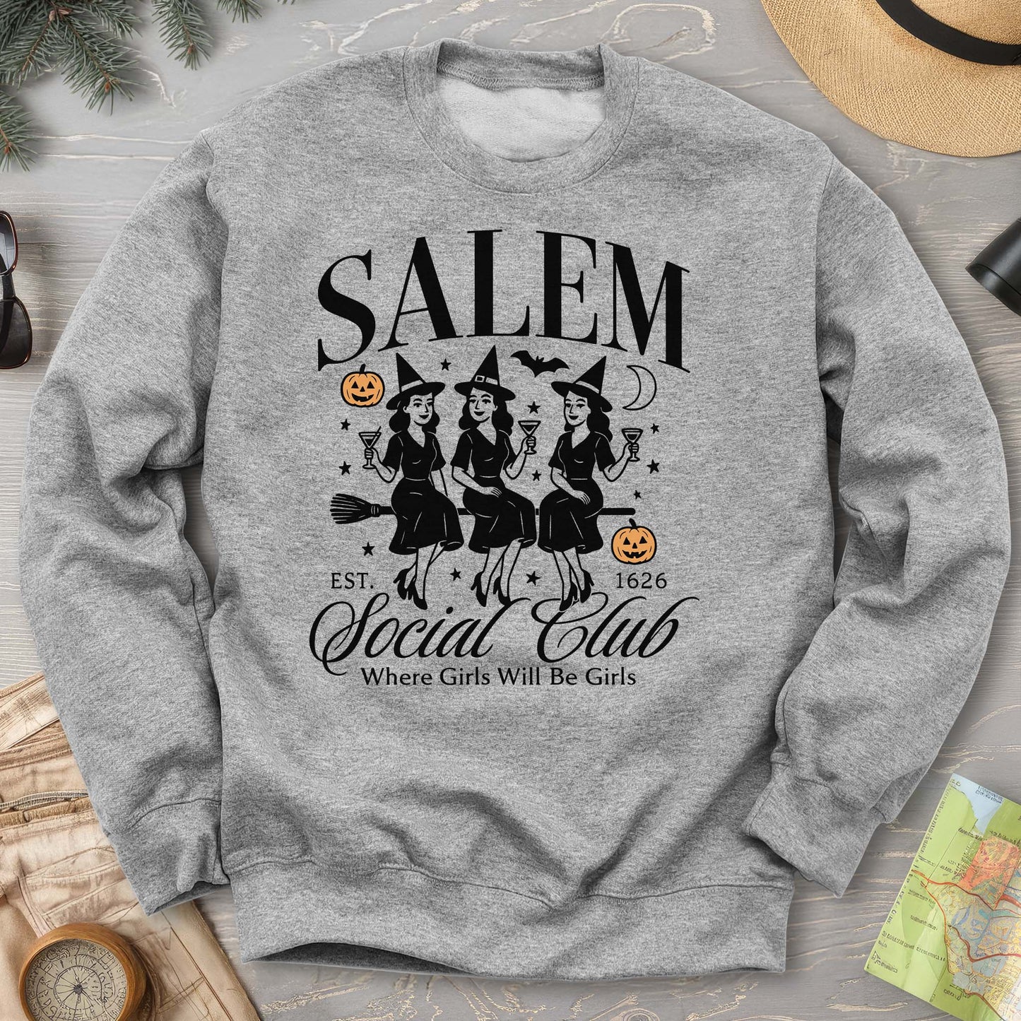 Salem Social Club Retro 50's Sweatshirt