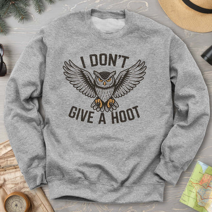 I Don't Give a Hoot "Vintage Owl" Sweatshirt