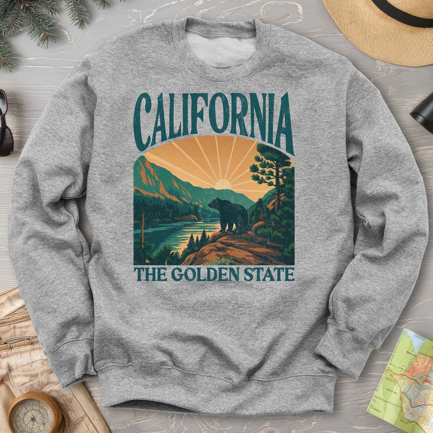 California Golden State "Big and Bold" Sweatshirt