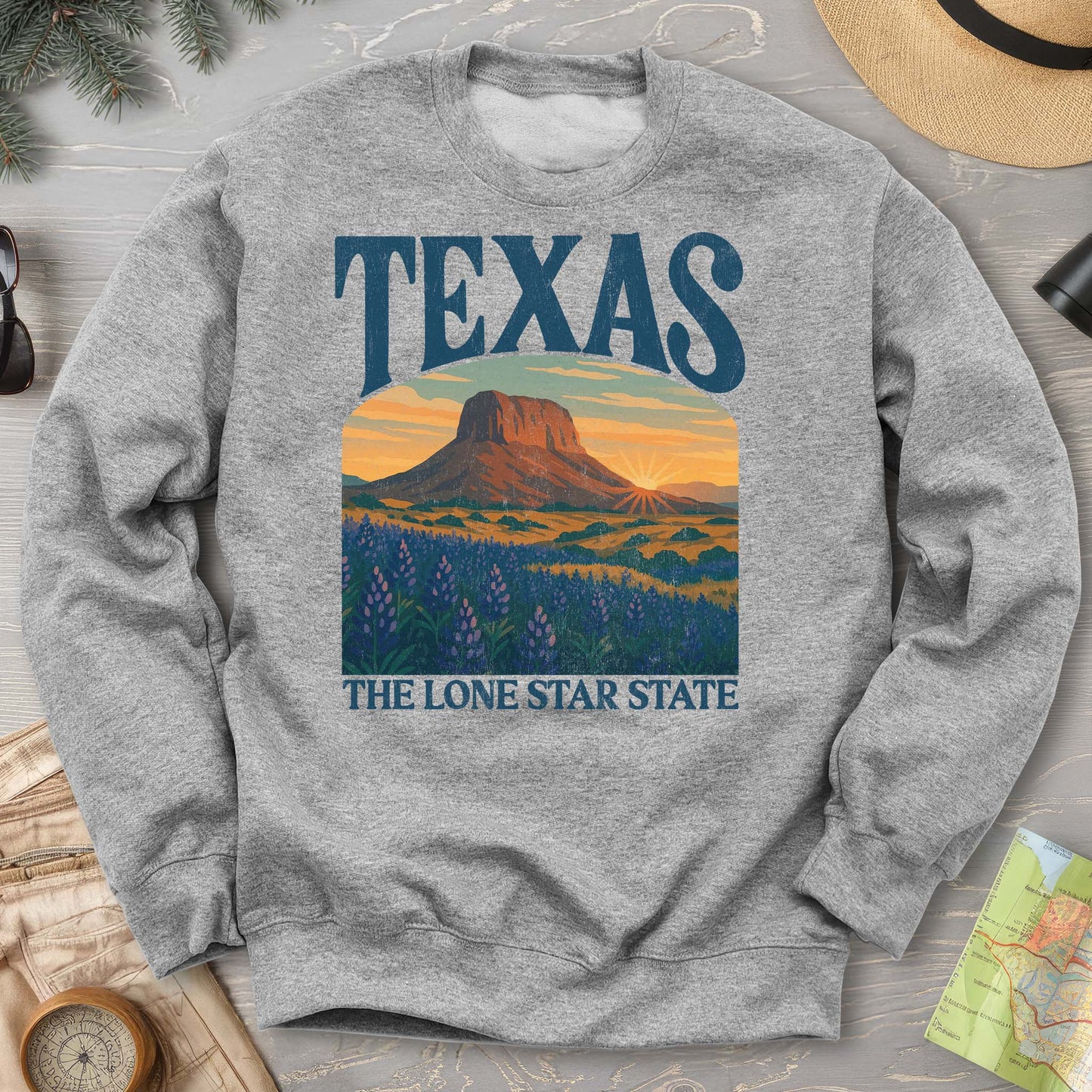 Texas Lone Star State "Big and Bold" Sweatshirt