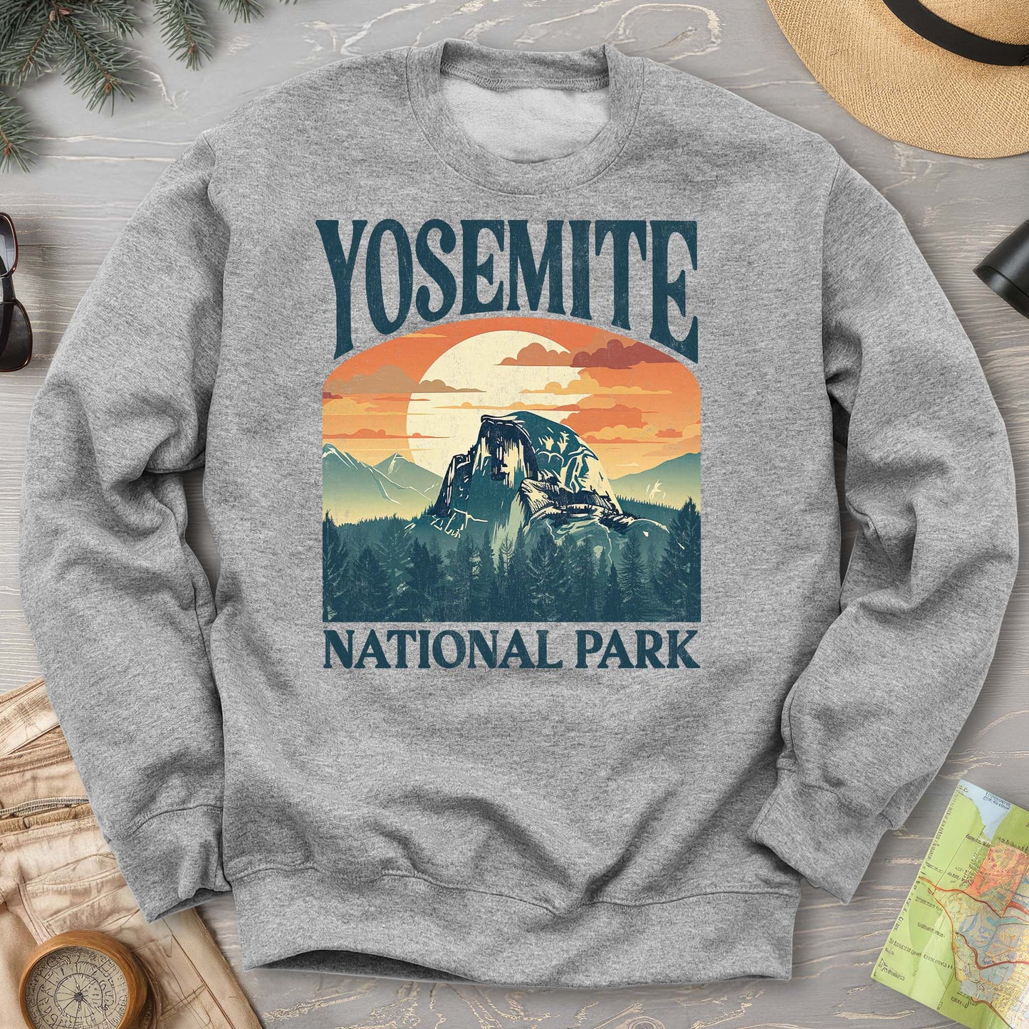 Yosemite National Park "Big and Bold" Sweatshirt