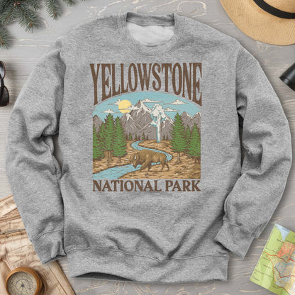 Yellowstone National Park Geyser "Big and Bold" Sweatshirt