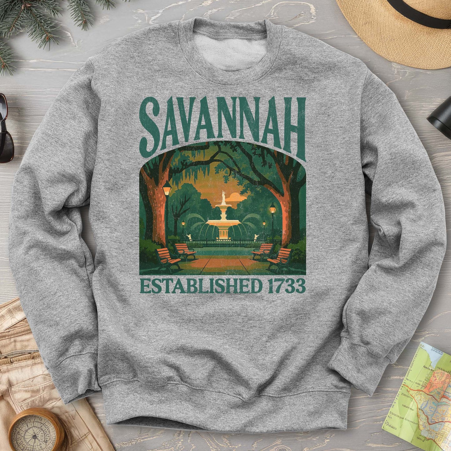 Savannah Georgia "Big and Bold" Sweatshirt