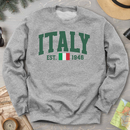 Italy Varsity Flag Sweatshirt