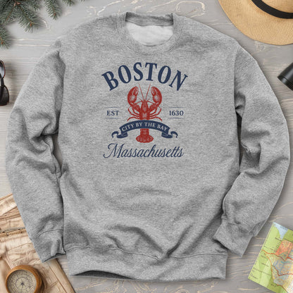 Boston City By the Bay Lobster Sweatshirt
