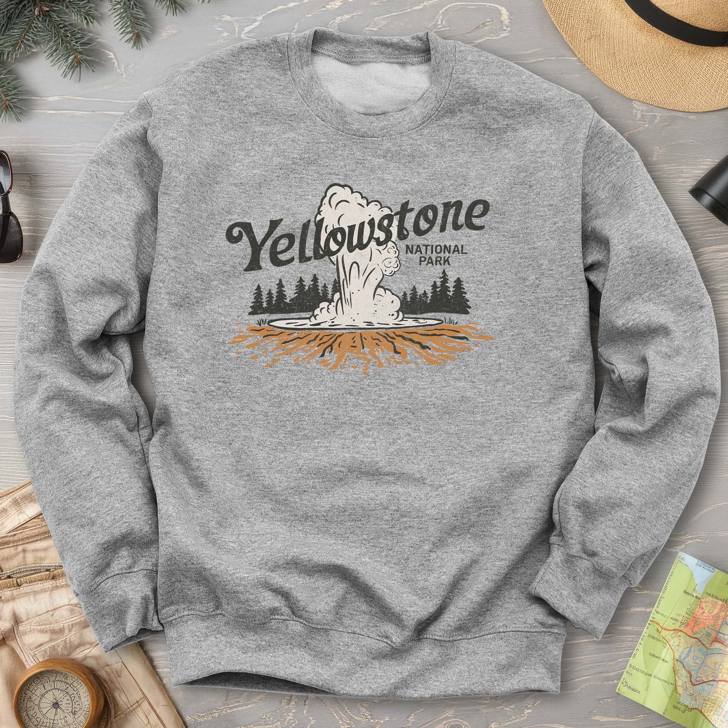 Yellowstone National Park "Old Faithful" Sweatshirt