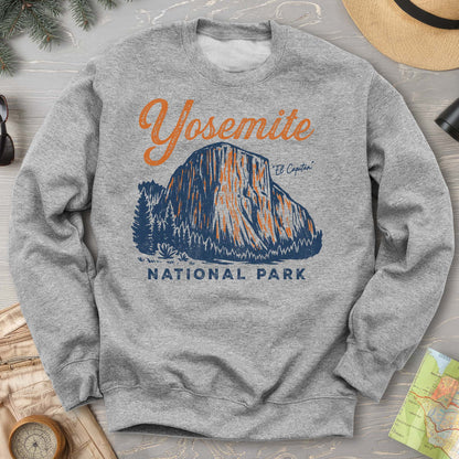Yosemite El Capitan Vintage Sketch Sweatshirt