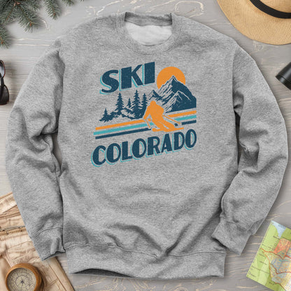 Ski Colorado Retro 80's Sweatshirt