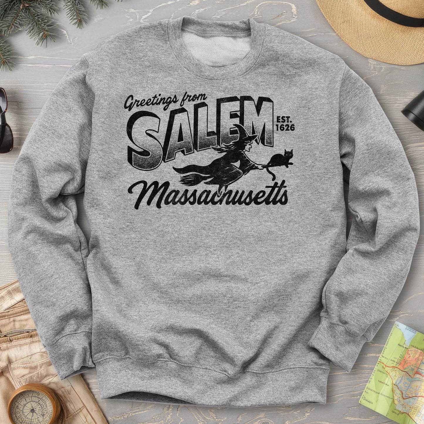 Greetings from Salem Massachusetts Sweatshirt
