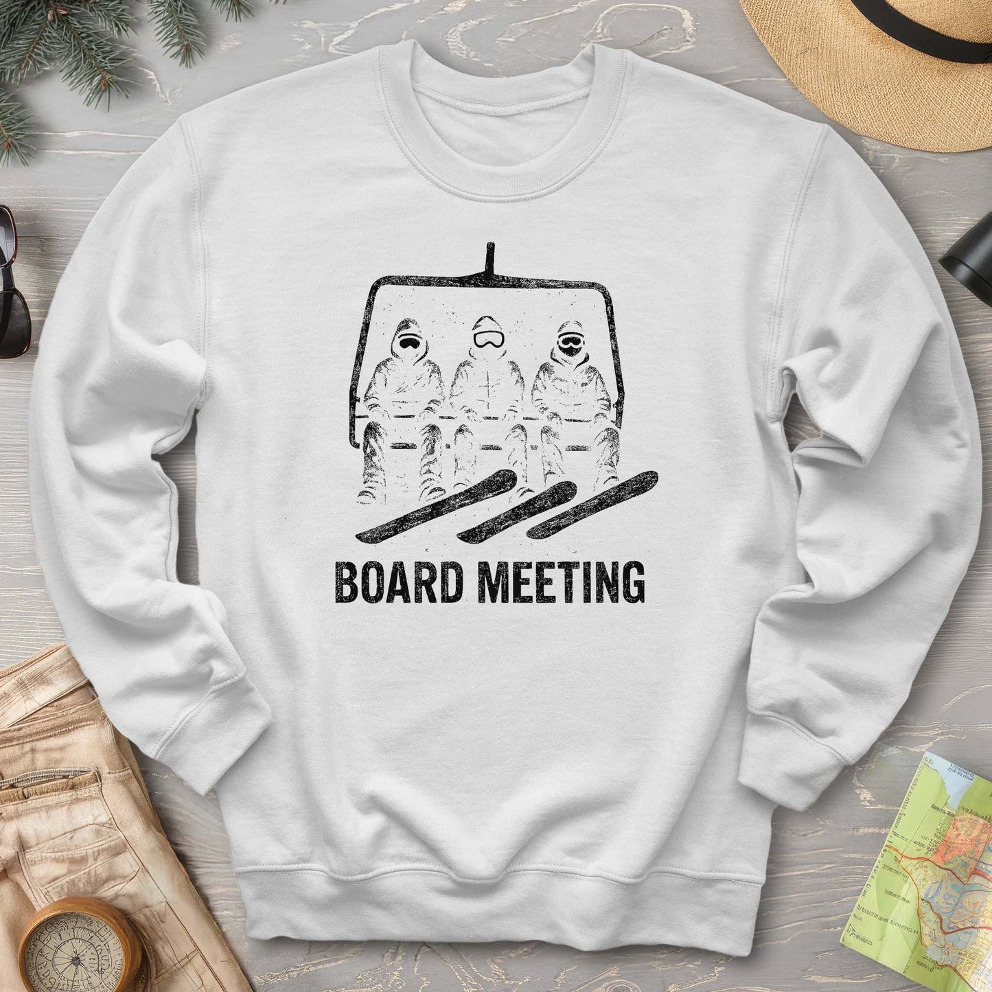 Snowboard "Board Meeting" Sweatshirt