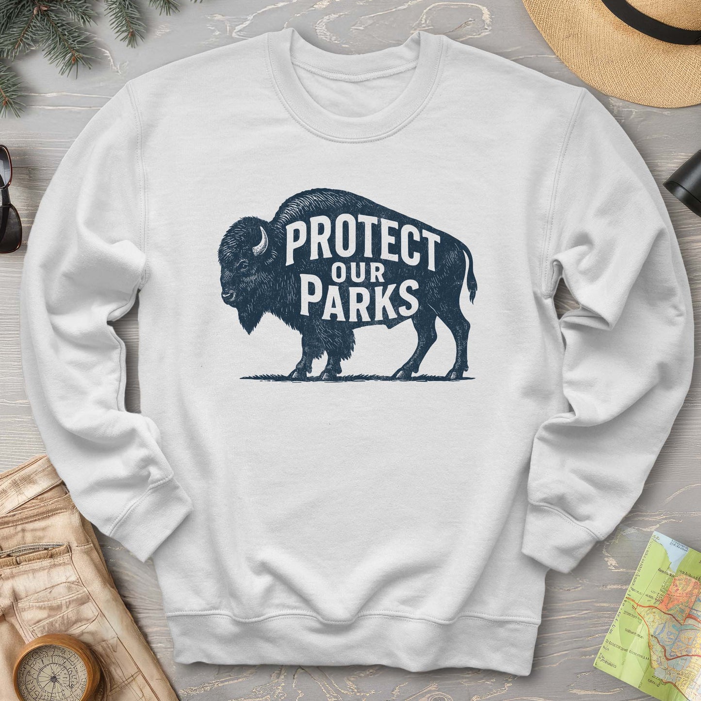 Protect Our Parks "Vintage Buffalo" Sweatshirt