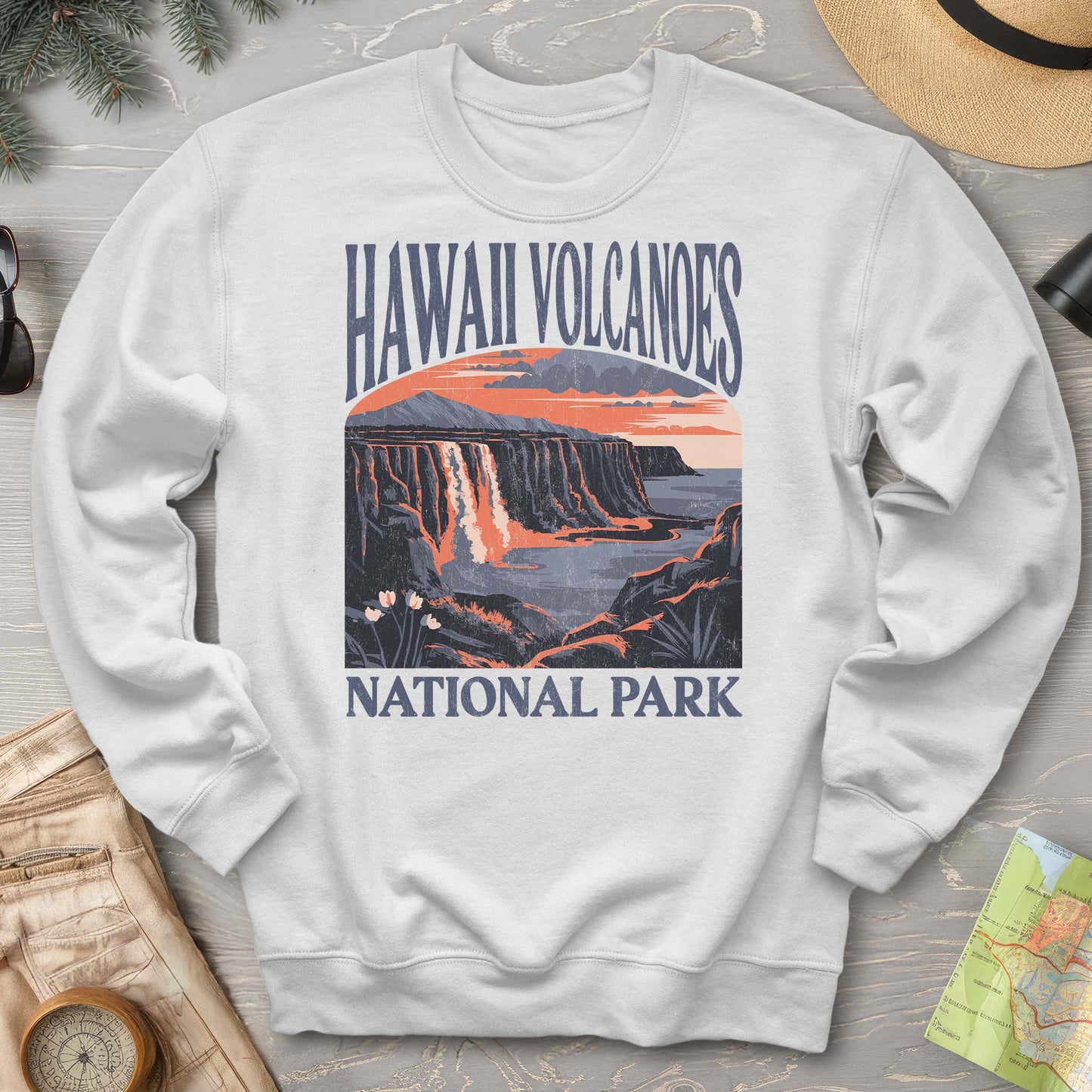 Hawaii Volcanoes National Park "Big and Bold" Sweatshirt