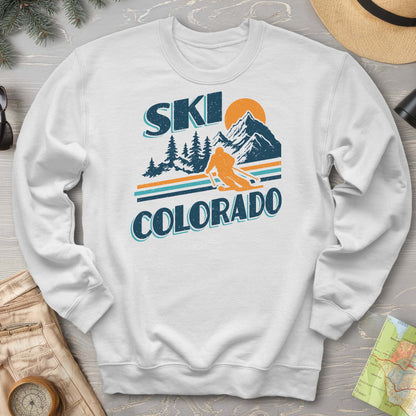 Ski Colorado Retro 80's Sweatshirt