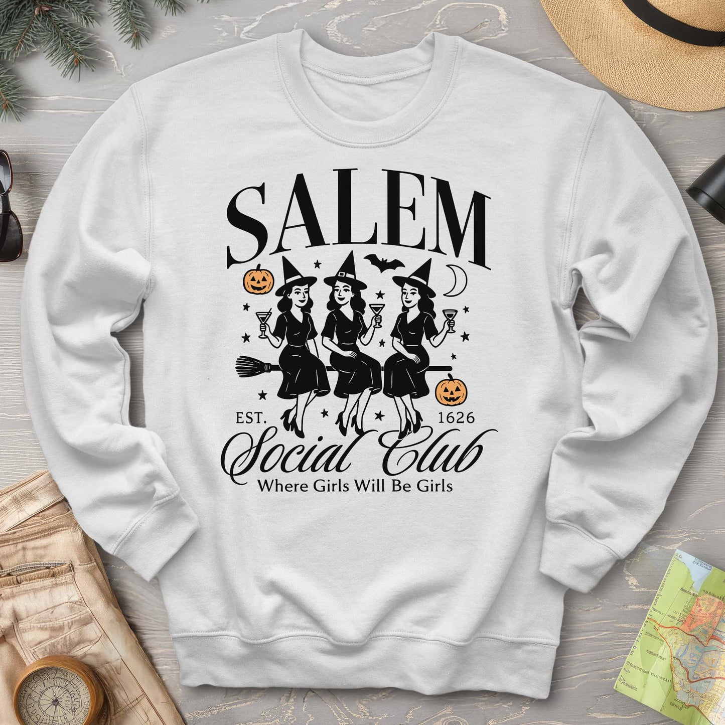 Salem Social Club Retro 50's Sweatshirt