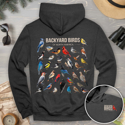 Backyard Birds Front/Back Print Hoodie