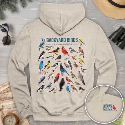 Backyard Birds Front/Back Print Hoodie