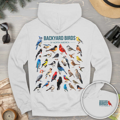 Backyard Birds Front/Back Print Hoodie