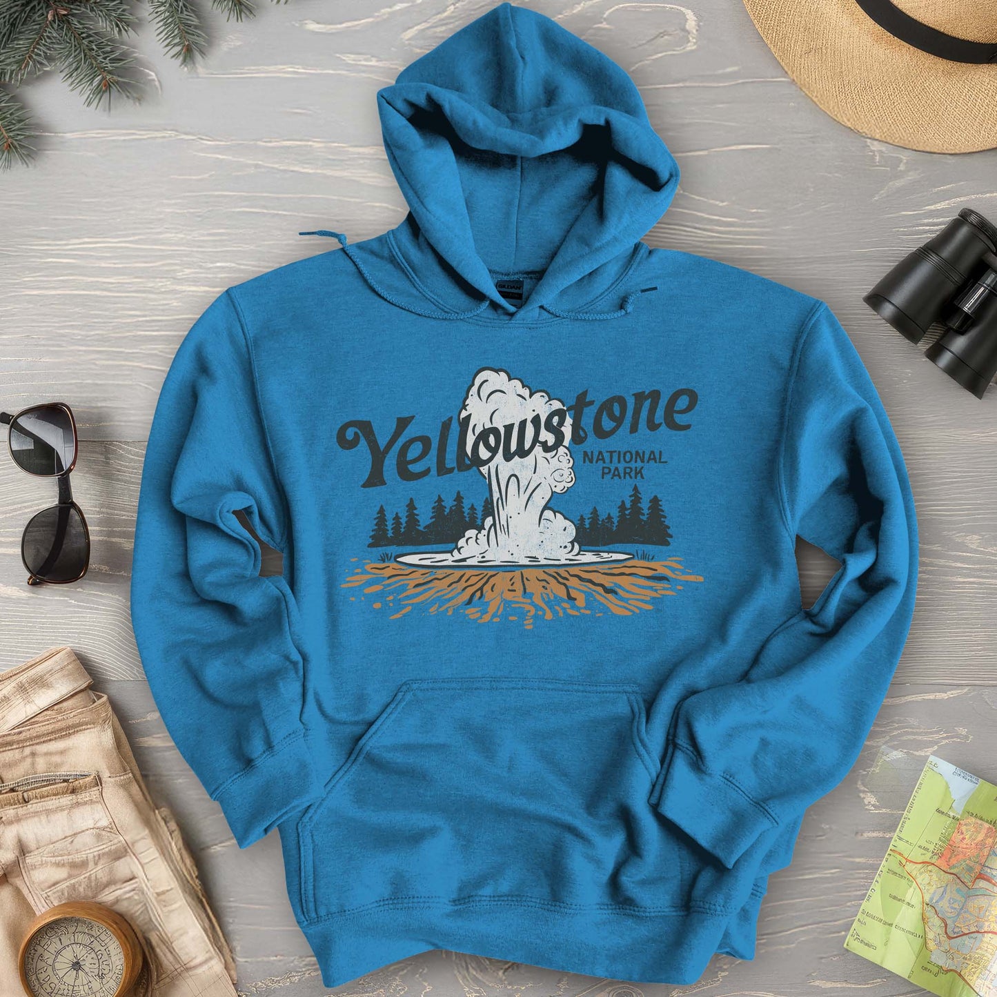 Yellowstone National Park "Old Faithful" Hoodie