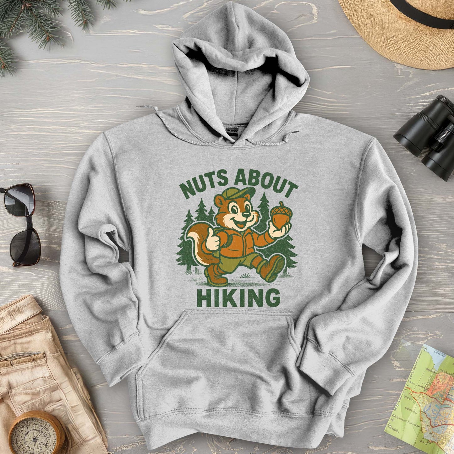 Nuts About Hiking Hoodie