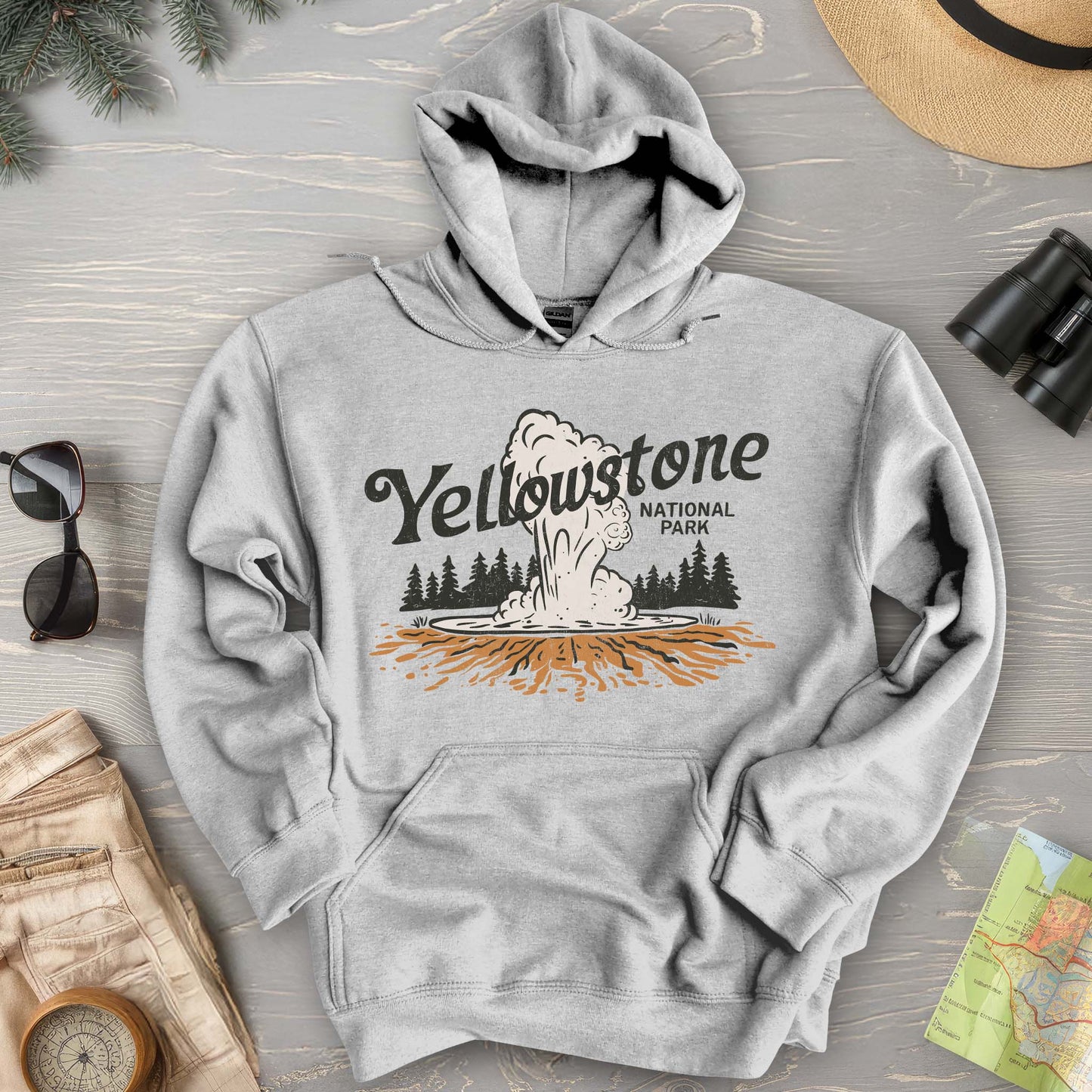 Yellowstone National Park "Old Faithful" Hoodie