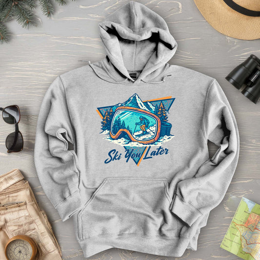 Ski You Later Retro 1980's Hoodie