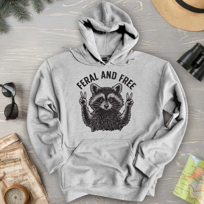 Feral and Free "Vintage Raccoon" Hoodie