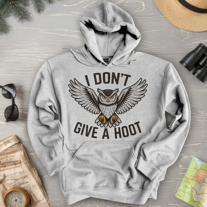 I Don't Give a Hoot "Vintage Owl" Hoodie