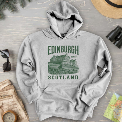 Edinburgh Scotland "Vintage Etching" Hoodie