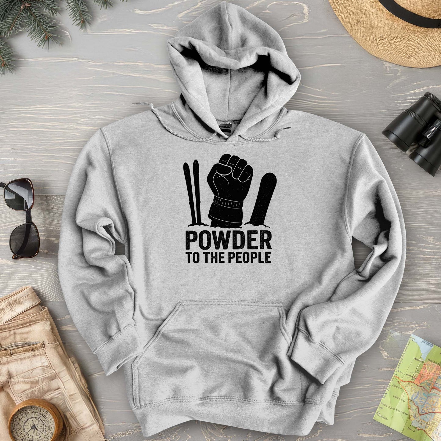 Powder to the People Hoodie