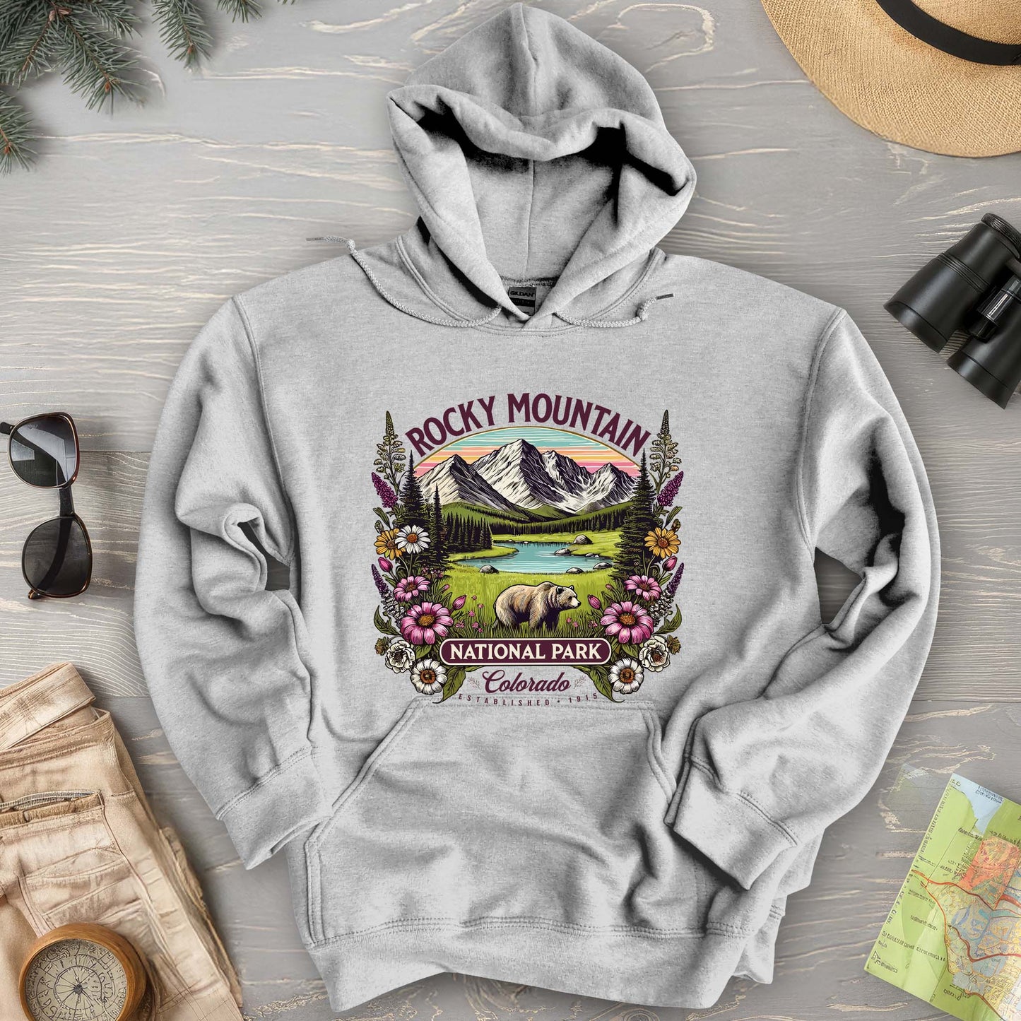 Rocky Mountain National Park "Wildflower" Hoodie