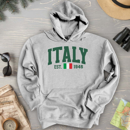 Italy Varsity Flag Hoodie