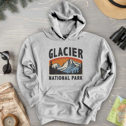 Glacier National Park "Vintage Mountain" Hoodie
