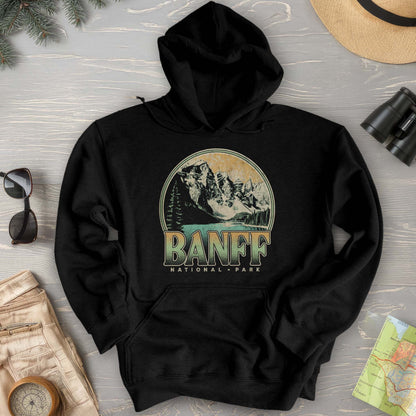 Banff National Park Groovy Screenprint Hoodie