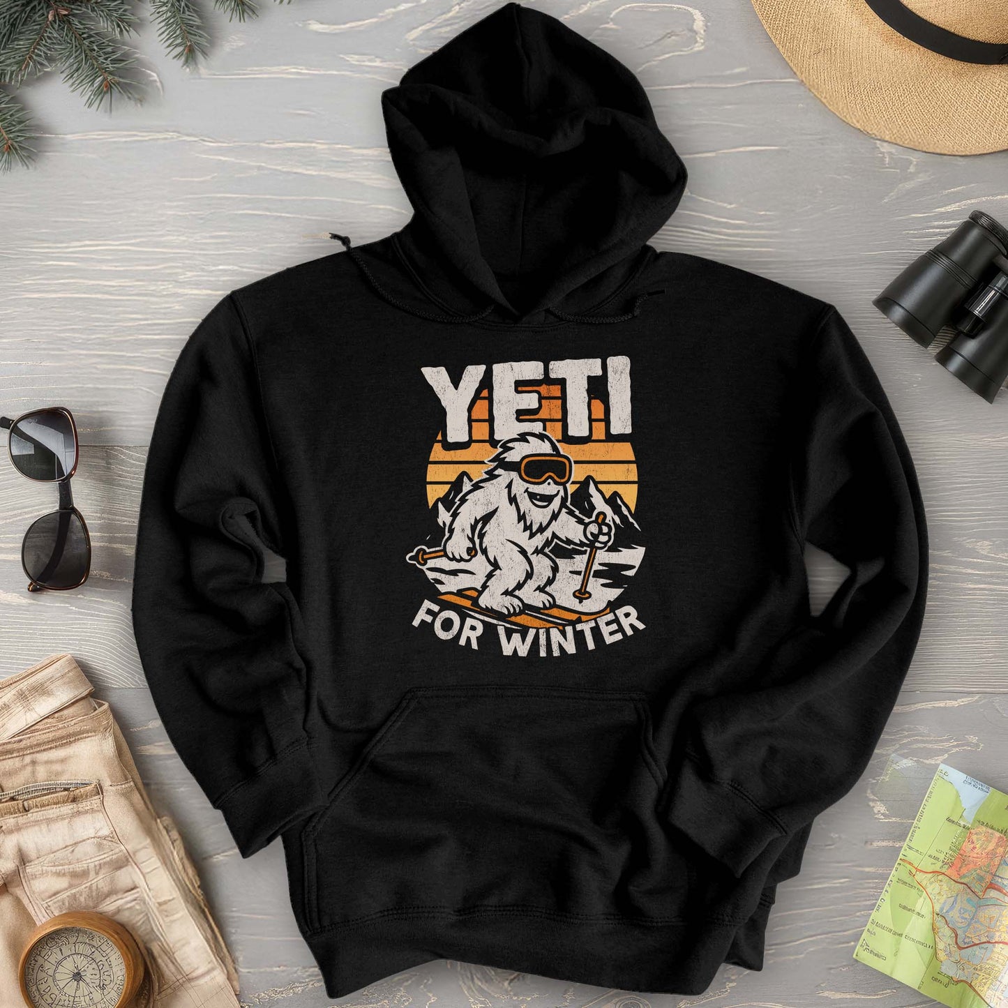Yeti for Winter Hoodie
