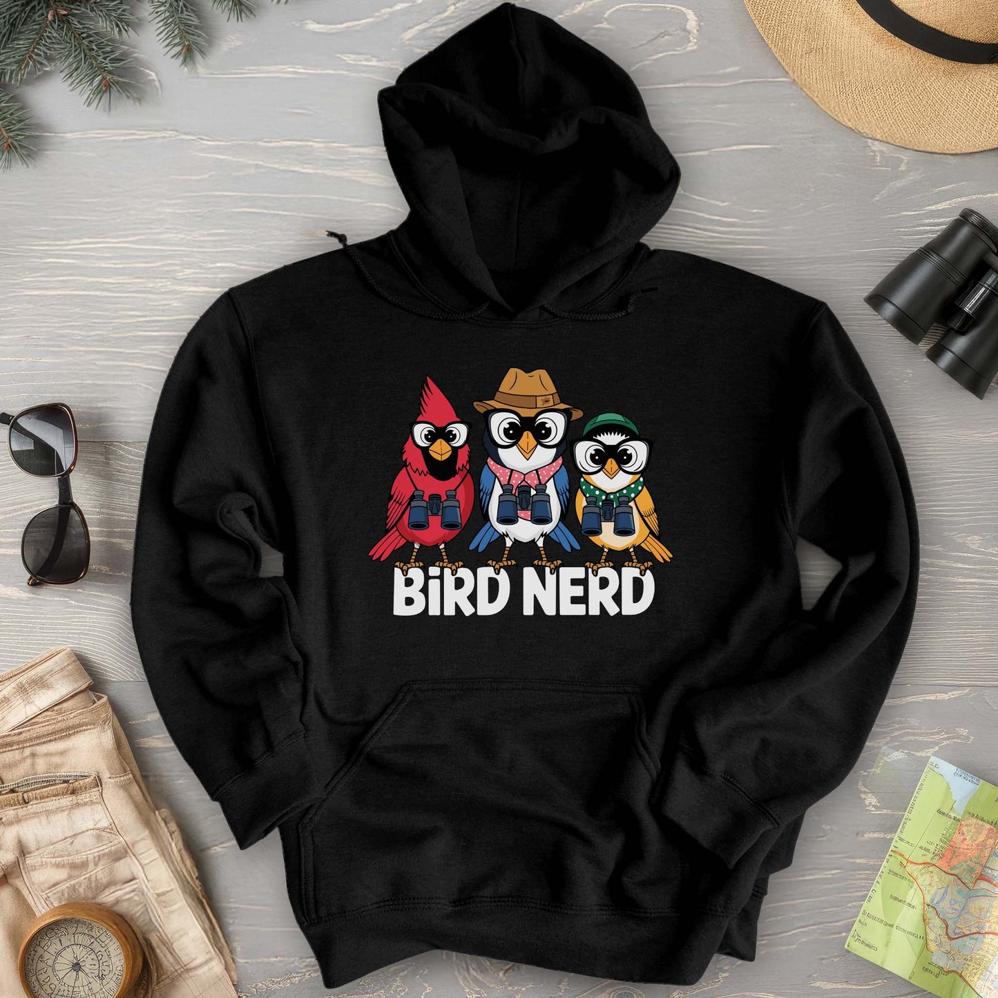 Bird Nerd "Birding Birds" Hoodie