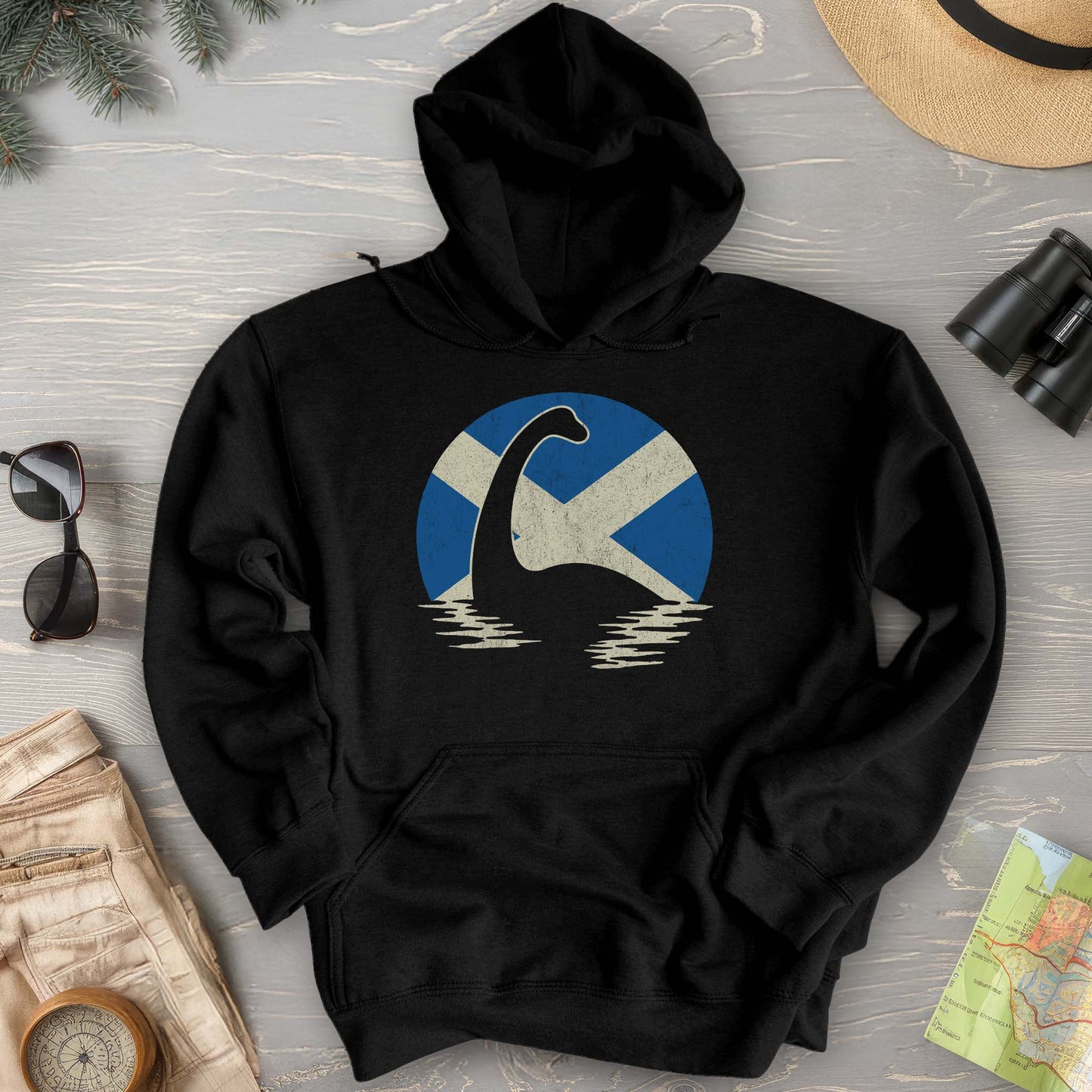 Scotland Loch Ness Flag Hoodie