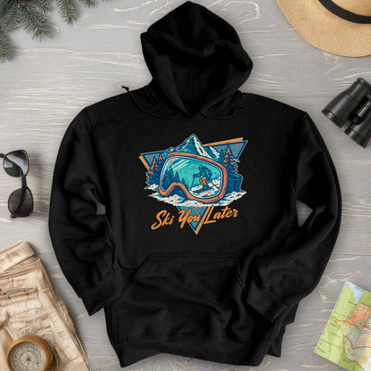 Ski You Later Retro 1980's Hoodie