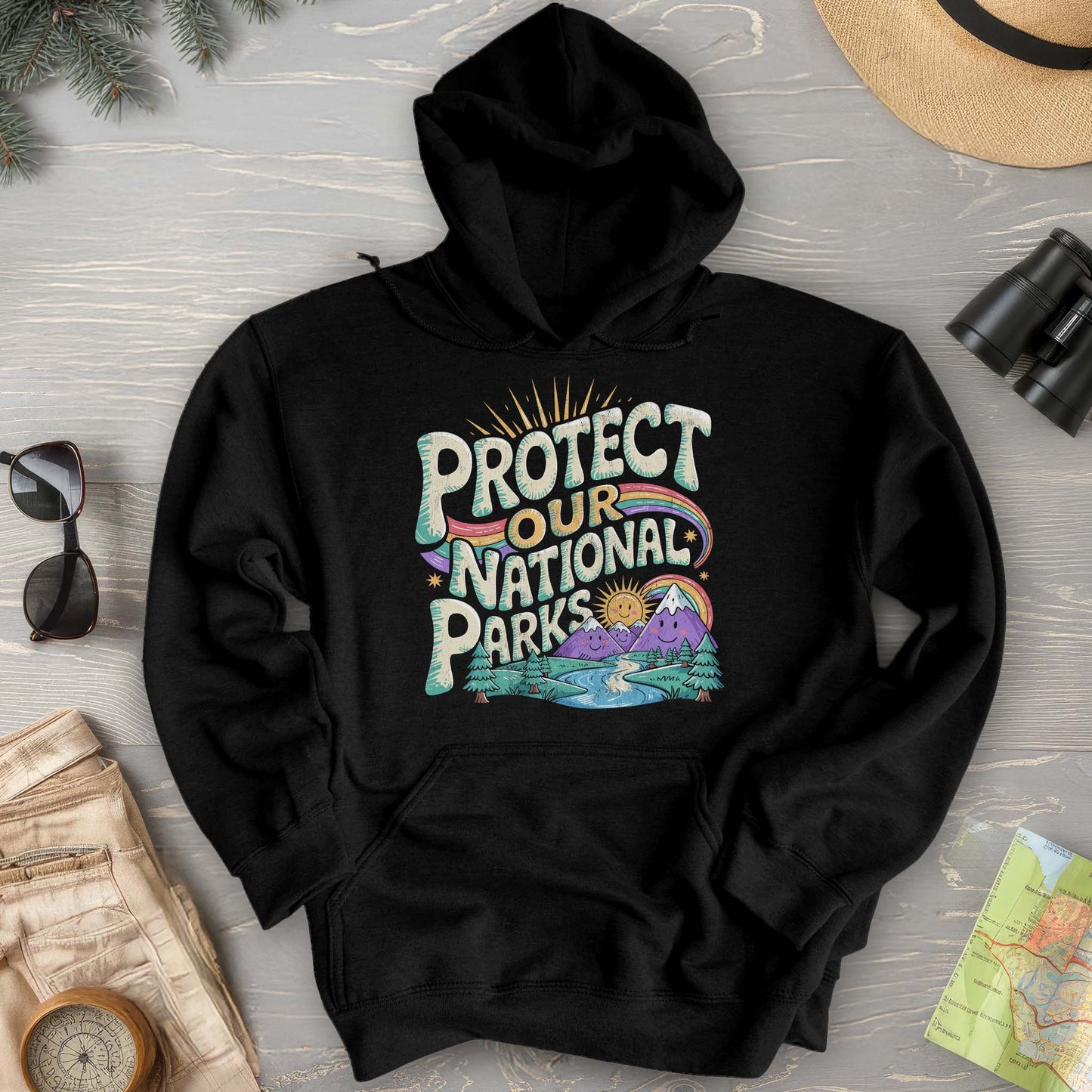 Protect our Parks "Happy Hippie" Hoodie