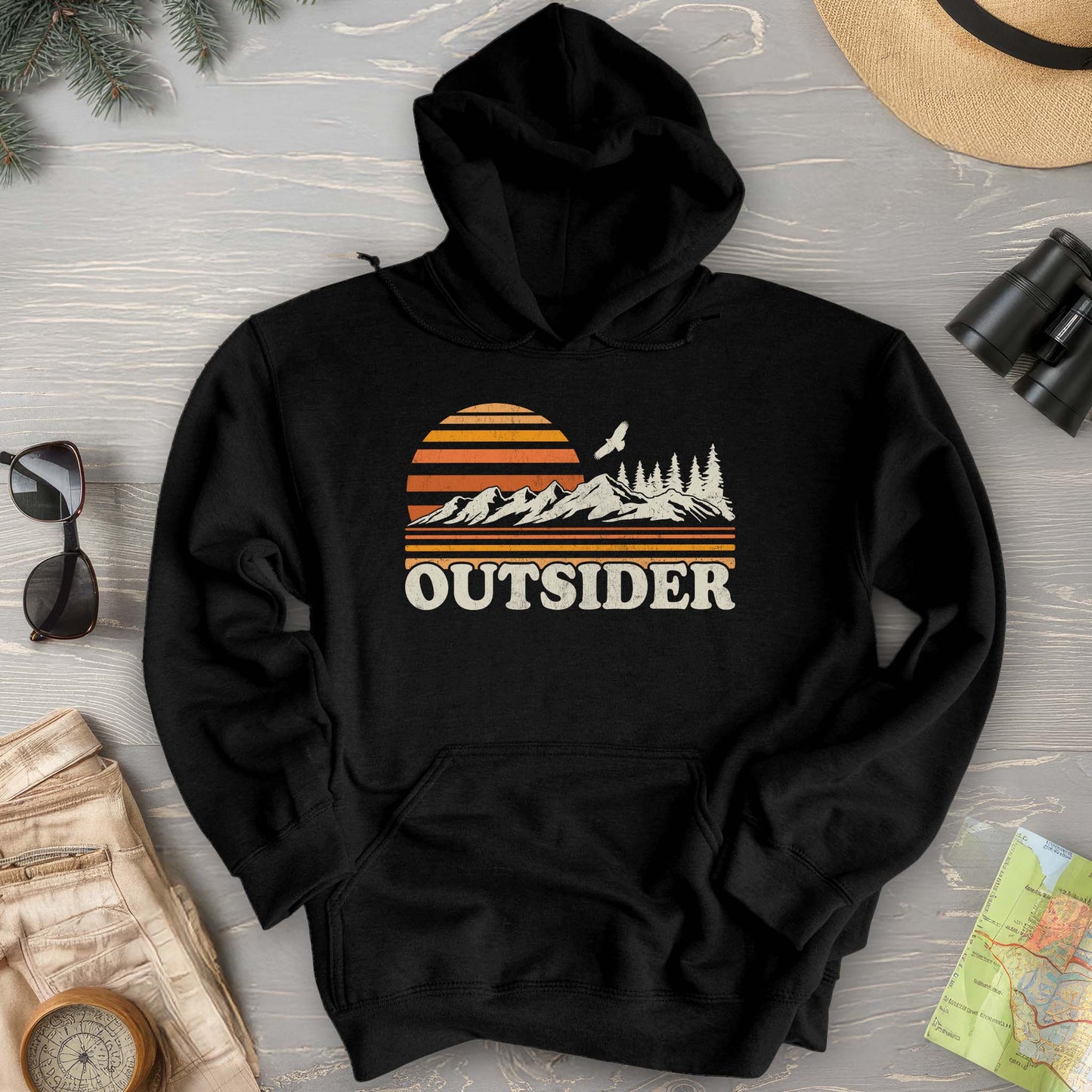 Outsider Vintage Mountains Hoodie