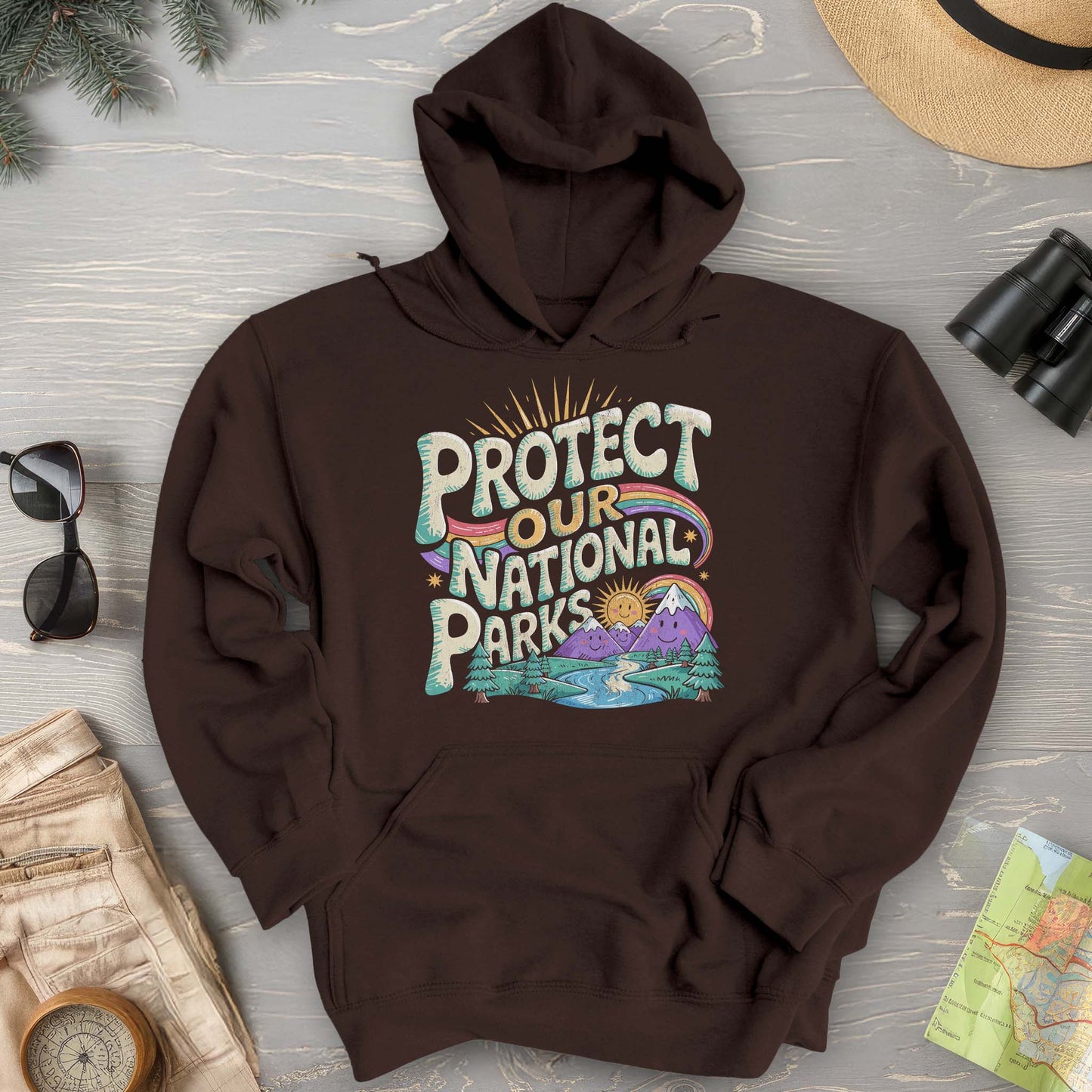 Protect our Parks "Happy Hippie" Hoodie