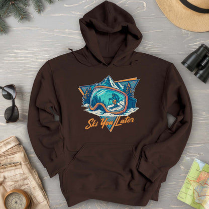 Ski You Later Retro 1980's Hoodie