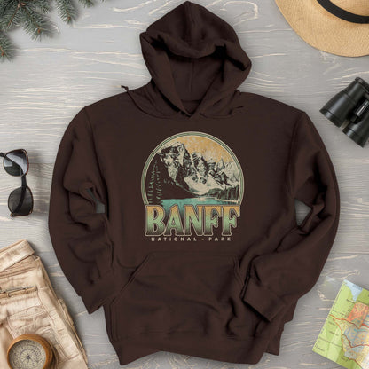 Banff National Park Groovy Screenprint Hoodie