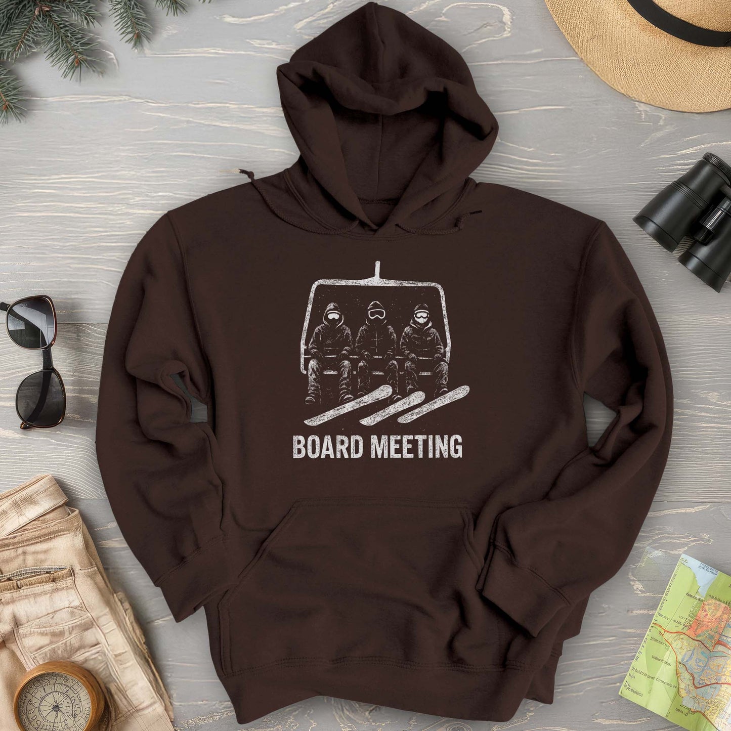 Snowboard "Board Meeting" Hoodie