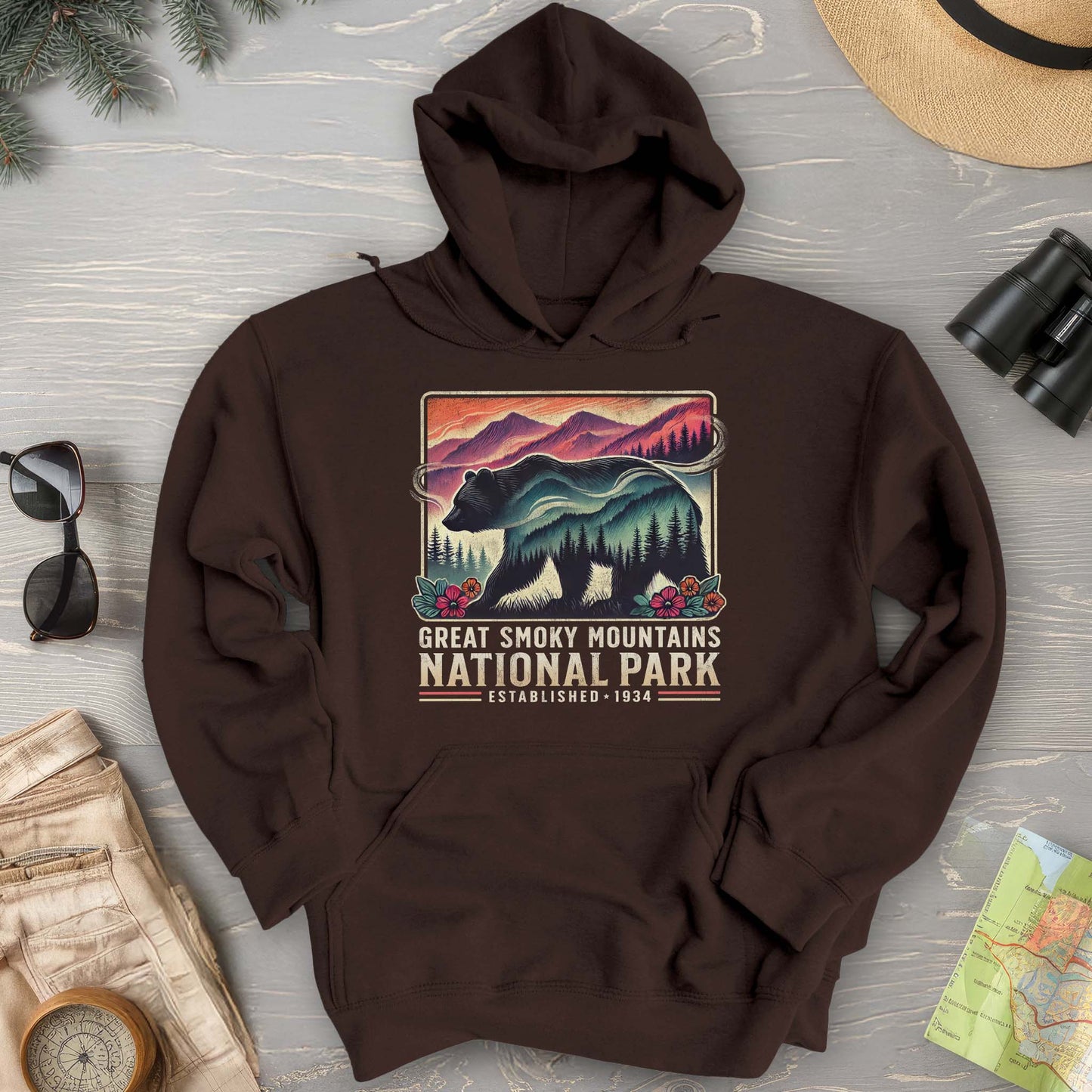 Great Smoky Mountains "Mountain Bear" Hoodie