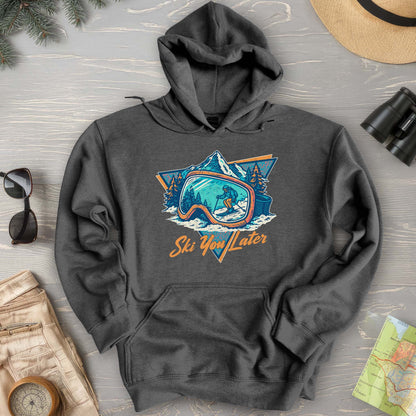 Ski You Later Retro 1980's Hoodie