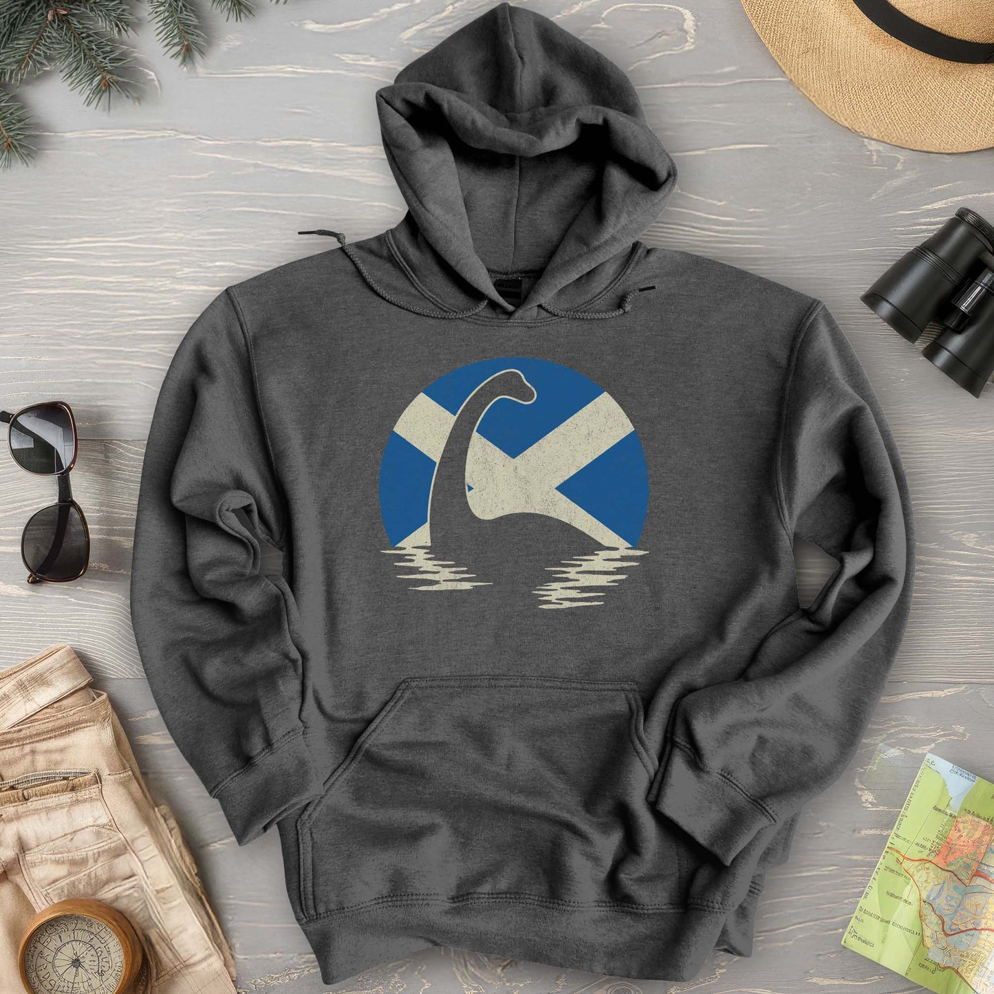 Scotland Loch Ness Flag Hoodie