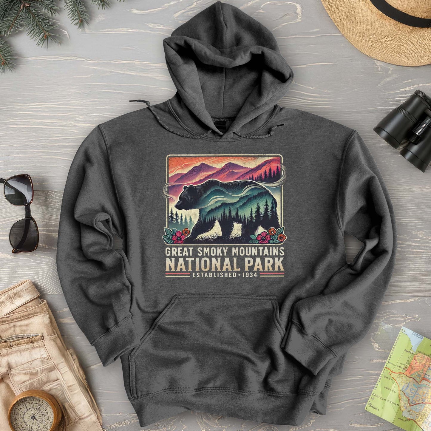 Great Smoky Mountains "Mountain Bear" Hoodie