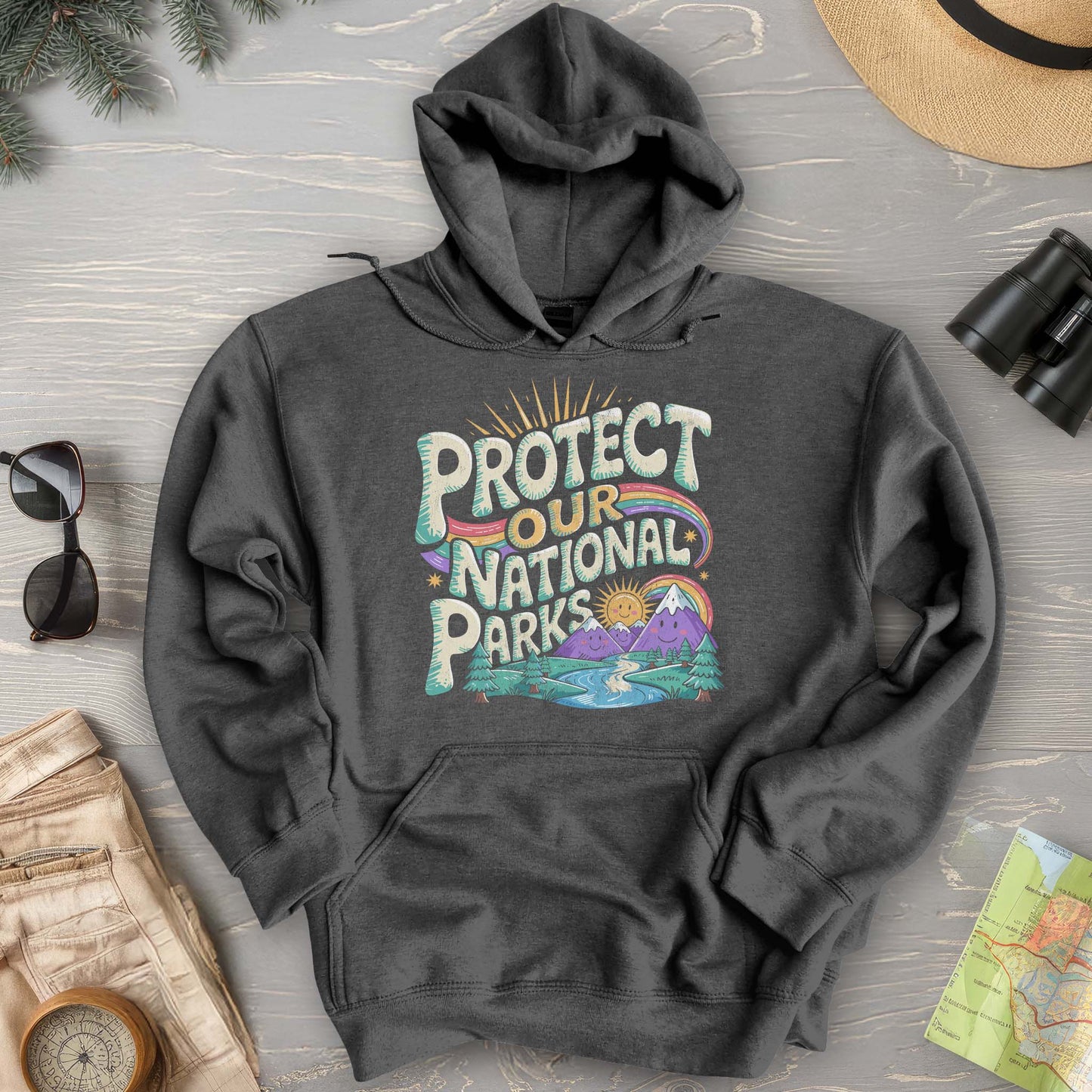 Protect our Parks "Happy Hippie" Hoodie