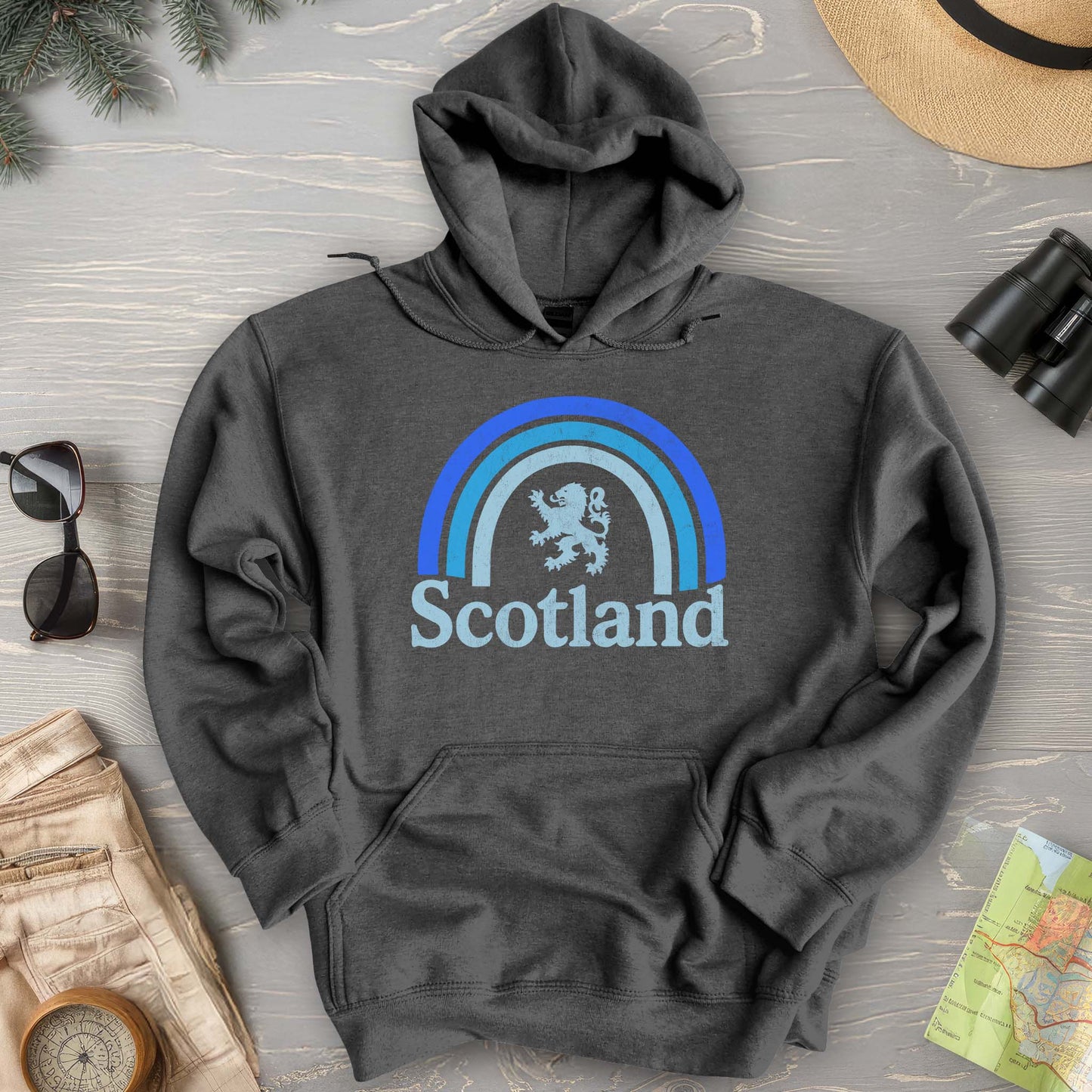 Scotland Rainbow Lion Hoodie
