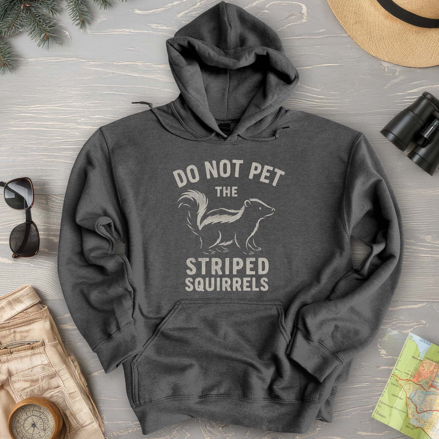 Do Not Pet the Striped Squirrels Hoodie